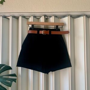 Love Bonito Wesson Belted Cotton Shorts